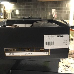 Platform black heels! Fashion nova